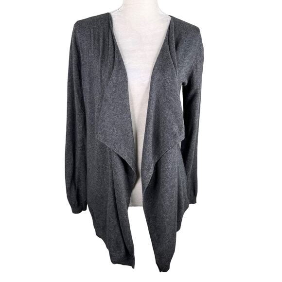 Boden Open Sweater Waterfall Cardigan Gray 10 Lightweight - Picture 14 of 14